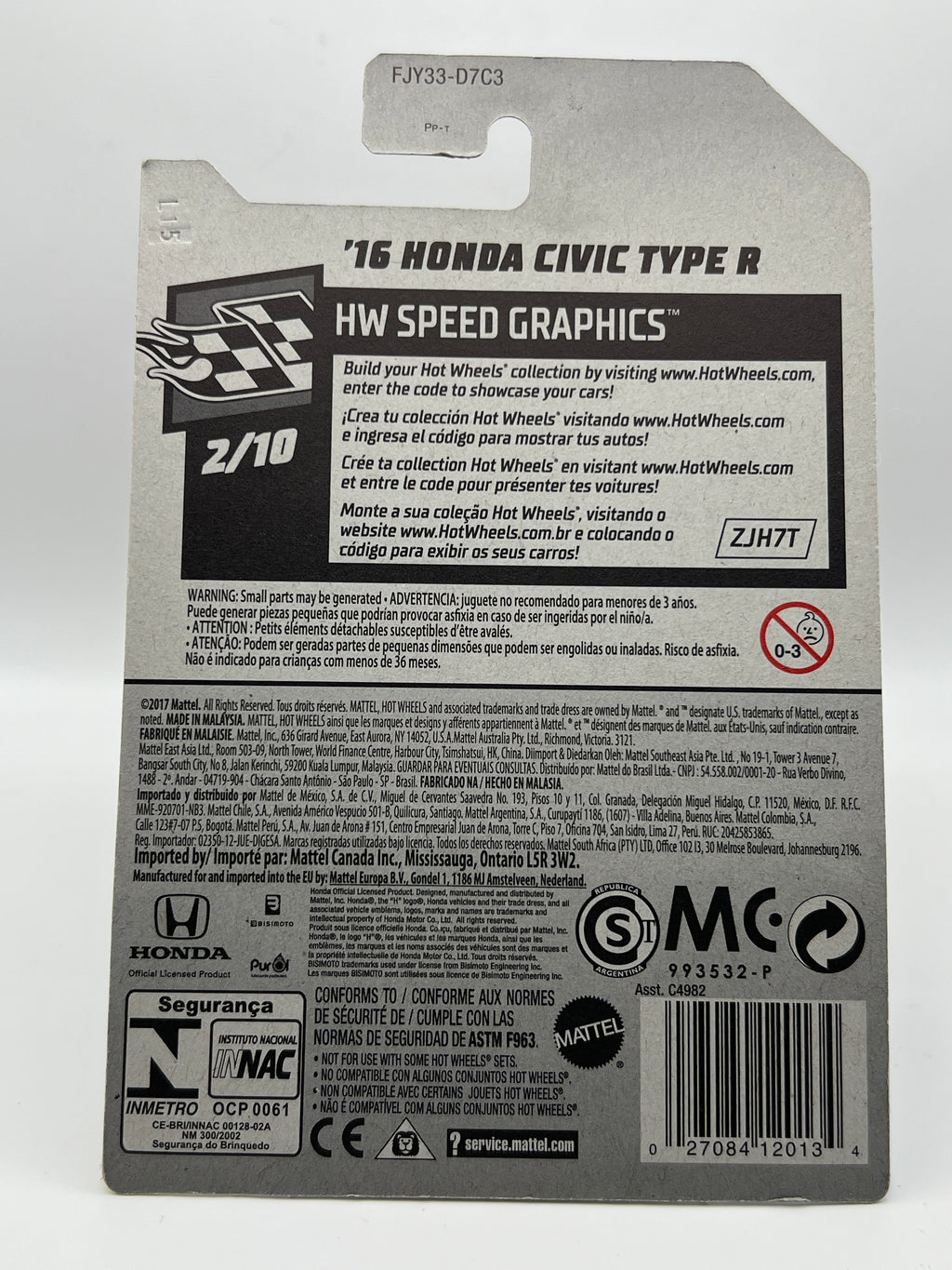 '16 Honda Civic Type R