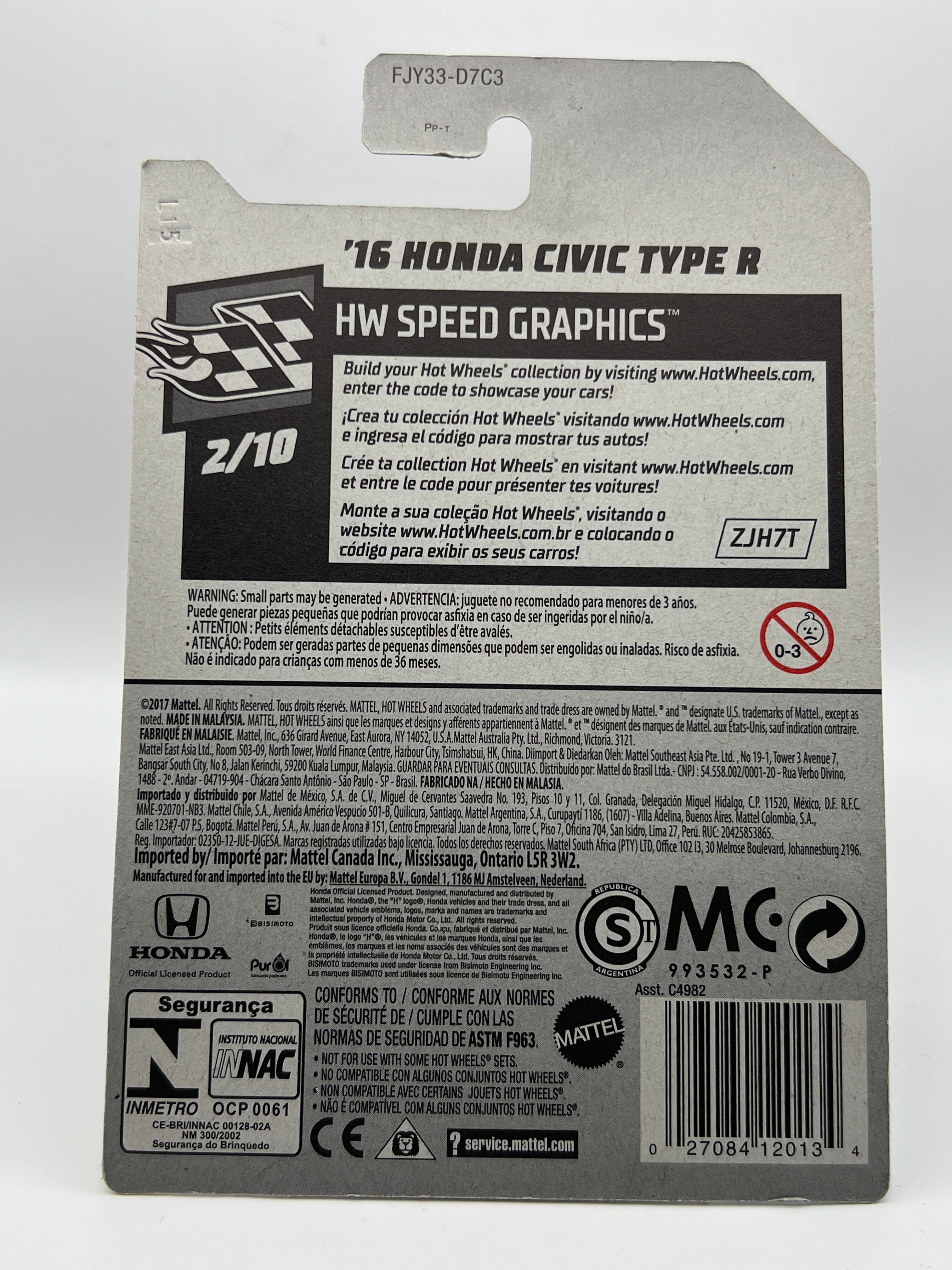 '16 Honda Civic Type R
